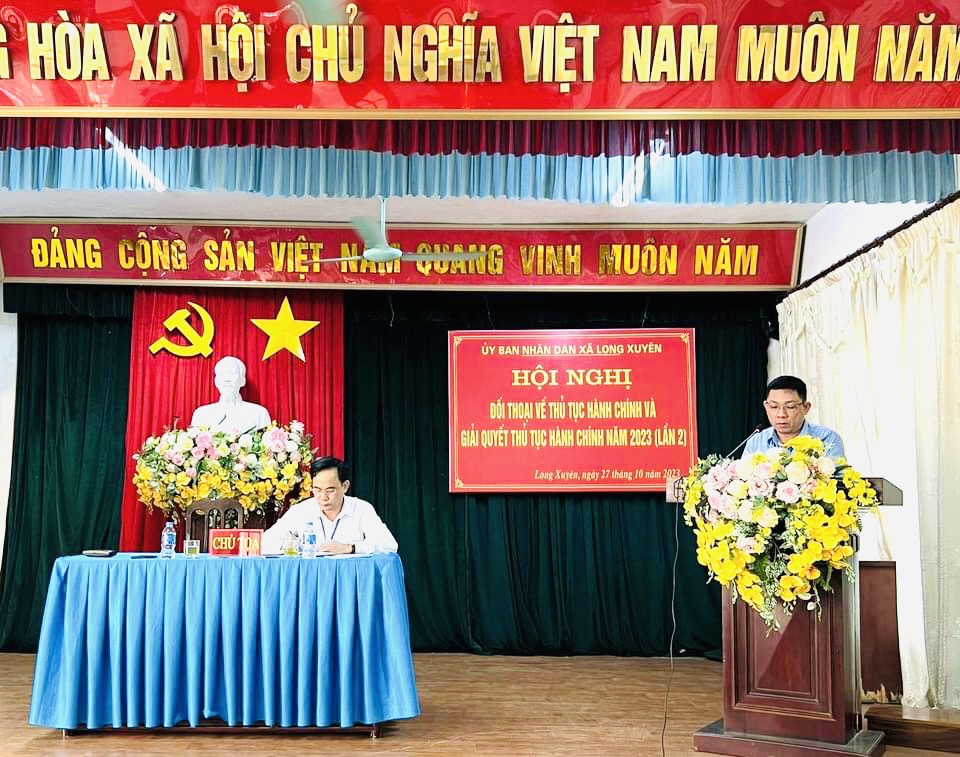 Hội nghị đối thoại thủ tục hành chính và giải quyết thủ tục hành chính năm 2023( lần 2)