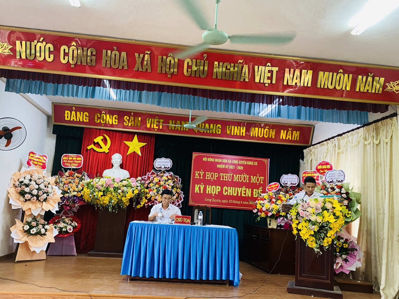 Kỳ họp thứ 11-Kỳ họp chuyên đề HĐND xã Long Xuyên khoá XX, nhiệm kỳ 2021-2026.