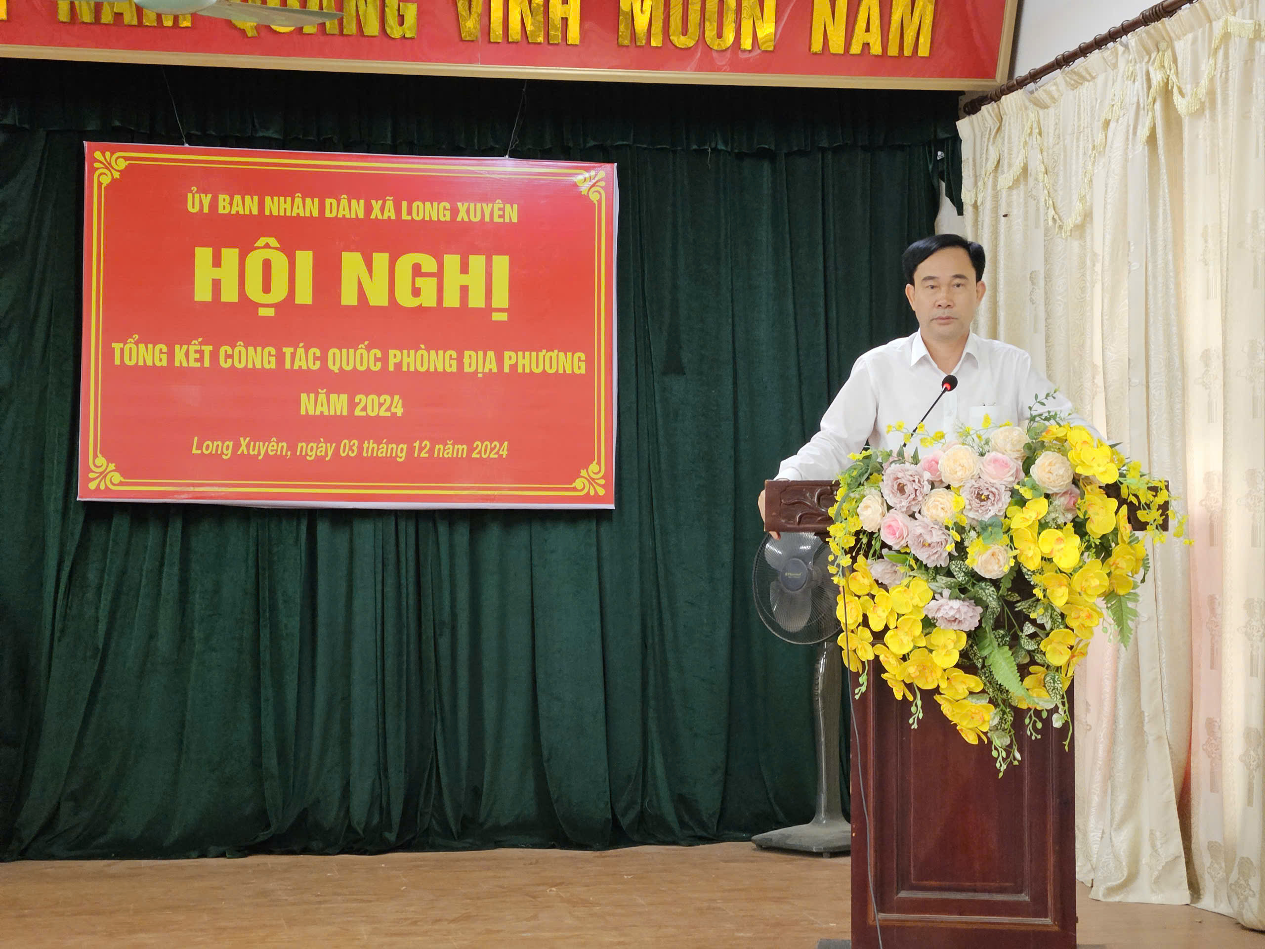 Xã Long Xuyên: Tổng kết công tác quốc phòng địa phương năm 2024